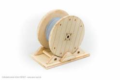 Small Ø42mm cable reel with holder