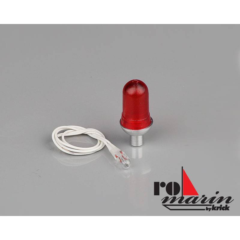 Feu rouge avec ampoule 6v