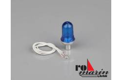 Feu bleu Ø8.8 x 19mm avec ampoule 6v ro1648