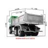 LESU Camion benne Arocs 3348 hydraulique 6x6 (sans cabine)