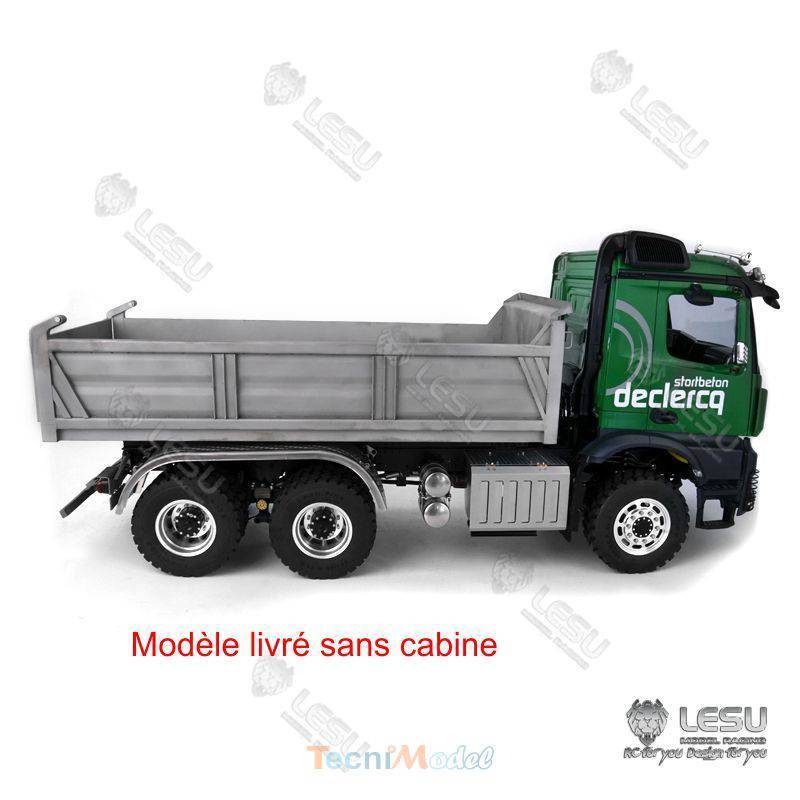 LESU Camion benne Arocs 3348 hydraulique 6x6 (sans cabine)