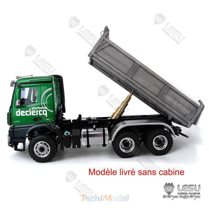 LESU Camion benne Arocs 3348 hydraulique 6x6 (sans cabine)
