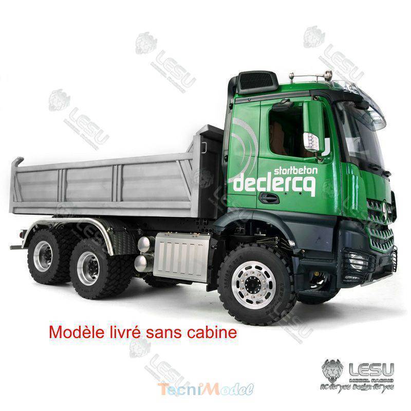LESU Camion benne Arocs 3348 hydraulique 6x6 (sans cabine)