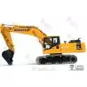 Excavatrice Hydraulique RC Komatsu PC360 LESU 1/14 réf : BA-B0002