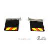 Bavettes noires avec supports pour camion RC américain TAMIYA 1/14 - LESU GW-K003