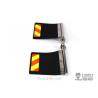 Bavettes noires avec supports pour camion RC américain TAMIYA 1/14 - LESU GW-K003