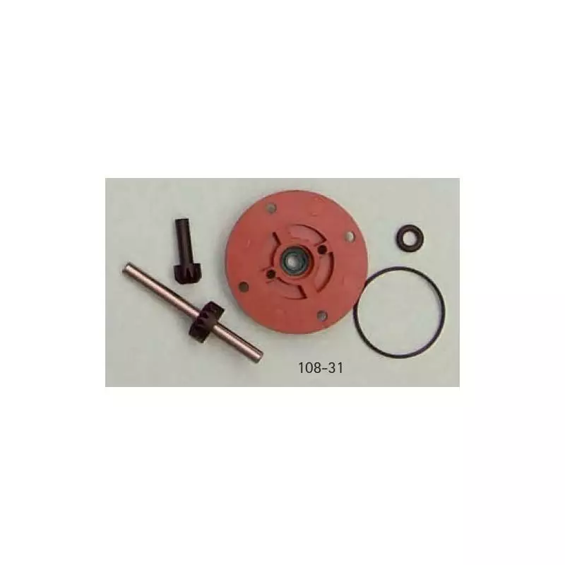 Cover and gears for a bow thruster