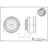 Pair of front aluminum rims for Volvo (for hexagons) by LESU
LESU W-2051-B