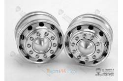 Paire de jantes alu avant LESU pour hexagones