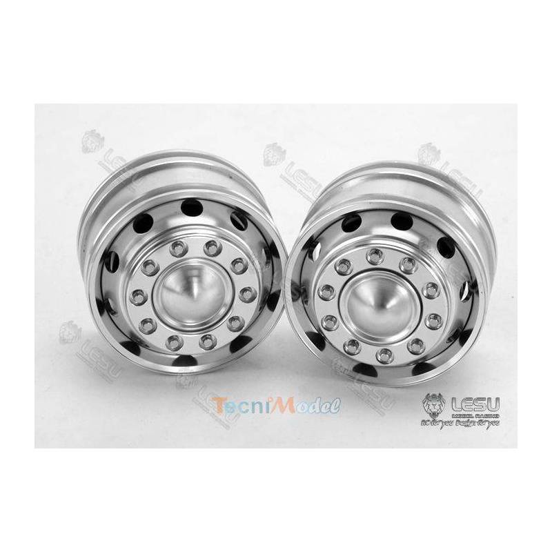 Paire de jantes alu avant LESU pour hexagones LESU W-2051-B