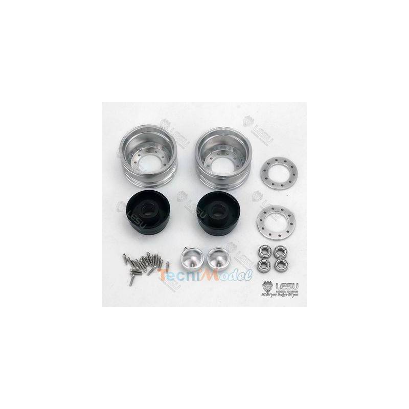 Pair of front aluminum rims for Volvo (for hexagons) by LESU
LESU W-2051-B