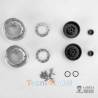 Pair of front aluminum rims for Volvo (for hexagons) by LESU
LESU W-2049-B