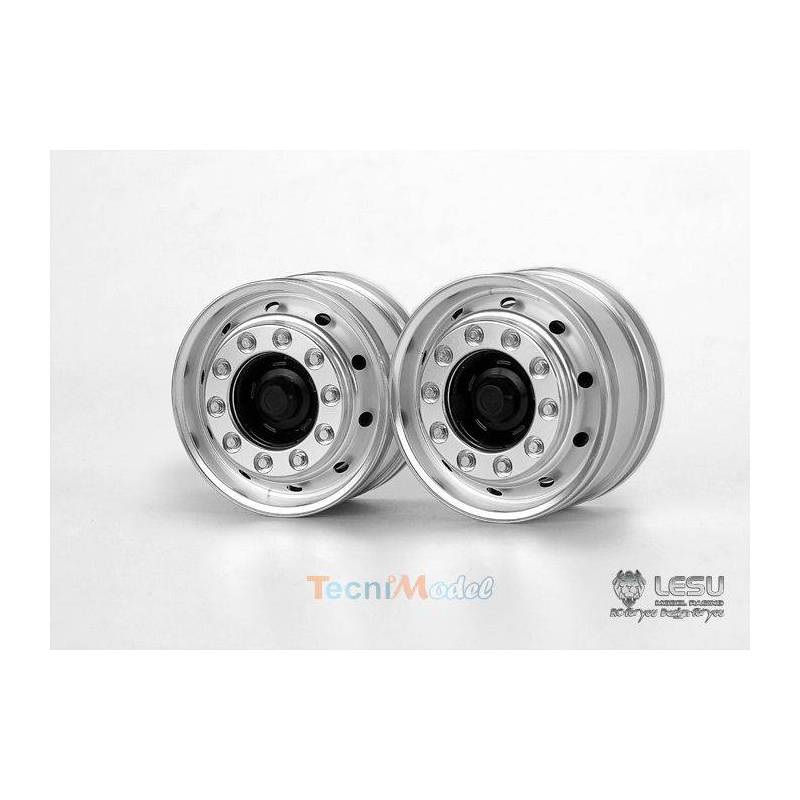 Pair of front aluminum rims for Volvo (for hexagons) by LESU
LESU W-2049-B