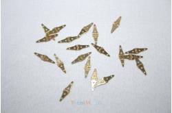 10 Charnières 4x14mm en laiton AERONAUT 780901