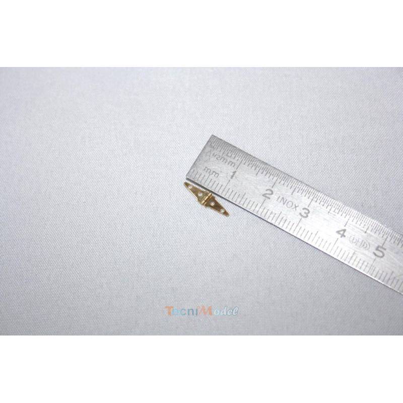 10 Charnières 4x14mm en laiton AERONAUT 780901