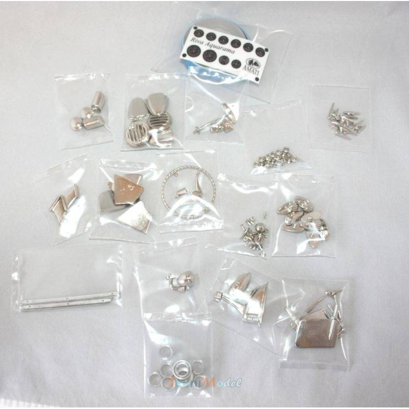 Fitting Set for Italian runabout Riva 1/10 by Amati - AMATI 1842