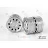 Pair of twin aluminum rims for Mercedes 1/14 RC Trucks by LESU