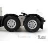 Pair of twin aluminum rims for Mercedes 1/14 RC Trucks by LESU