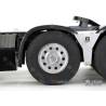 Pair of twin aluminum rims for Mercedes 1/14 RC Trucks by LESU