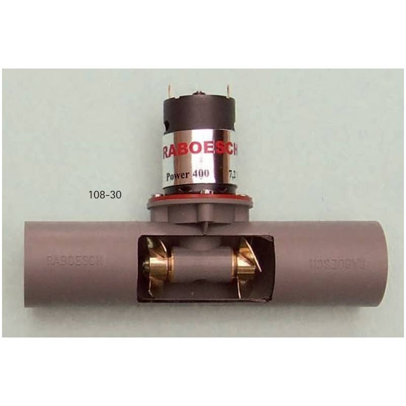 Cover and gears for a bow thruster