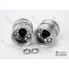 Pair of twin rims for a Volvo 1/14 radio-controlled truck by LESU