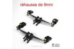 Paire de ressorts à lames pour essieu avant simple Lesu réhausse de 9mm LESU X-8020