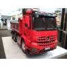Camion RC Tamiya Mercedes Arocs 3348 benne 56361 version peint en rouge, livré sans système de levage