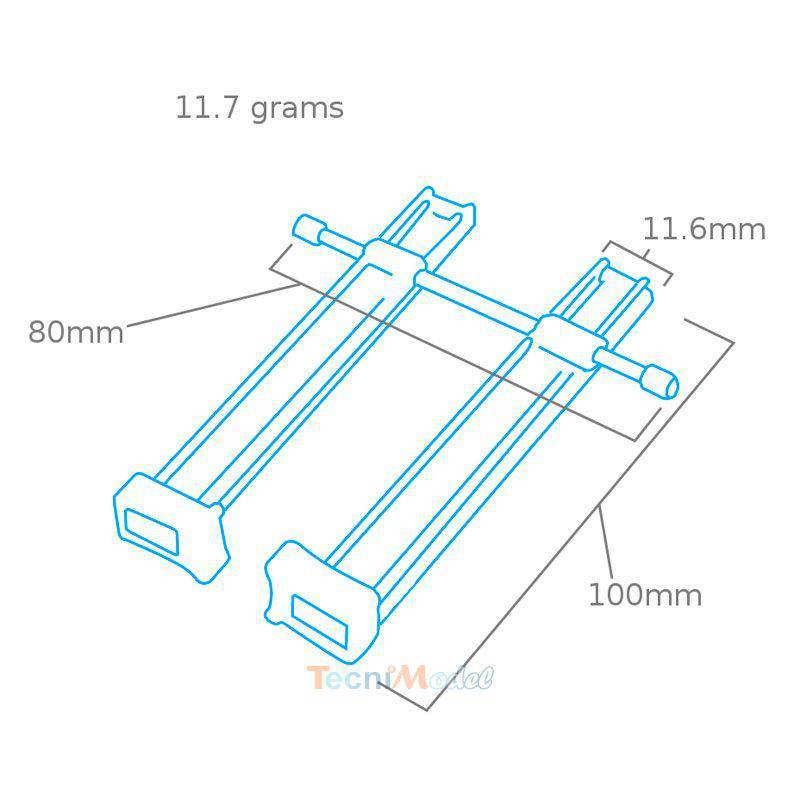 2 Serre-joint Berna 80mm