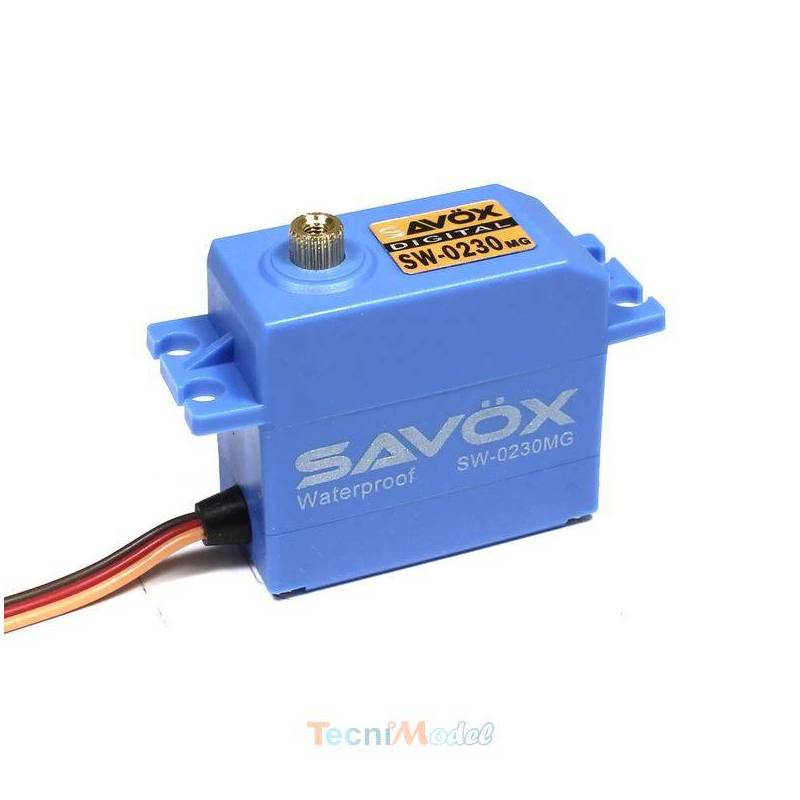 Servo Savöx SW-0230MG+ 8Kg.cm/7.4v étanche - SAVÖX SW-0230MG+
