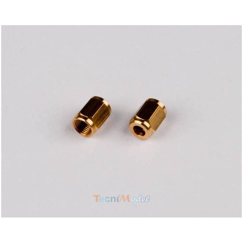 2 Raccords Olive M5x0.5 pour tube de Ø3mm KRICK 22355
