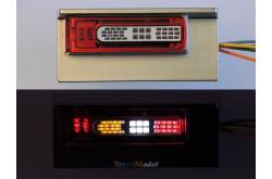 Platines de leds Servonaut pour feux arrière de Volvo FH16 porteur Tamiya - SERVONAUT LH6FH16