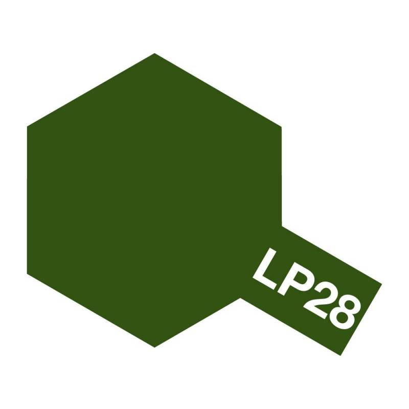 Tamiya LP28 Olive Drab Lacquer Paint 10ml (Flat) 82128