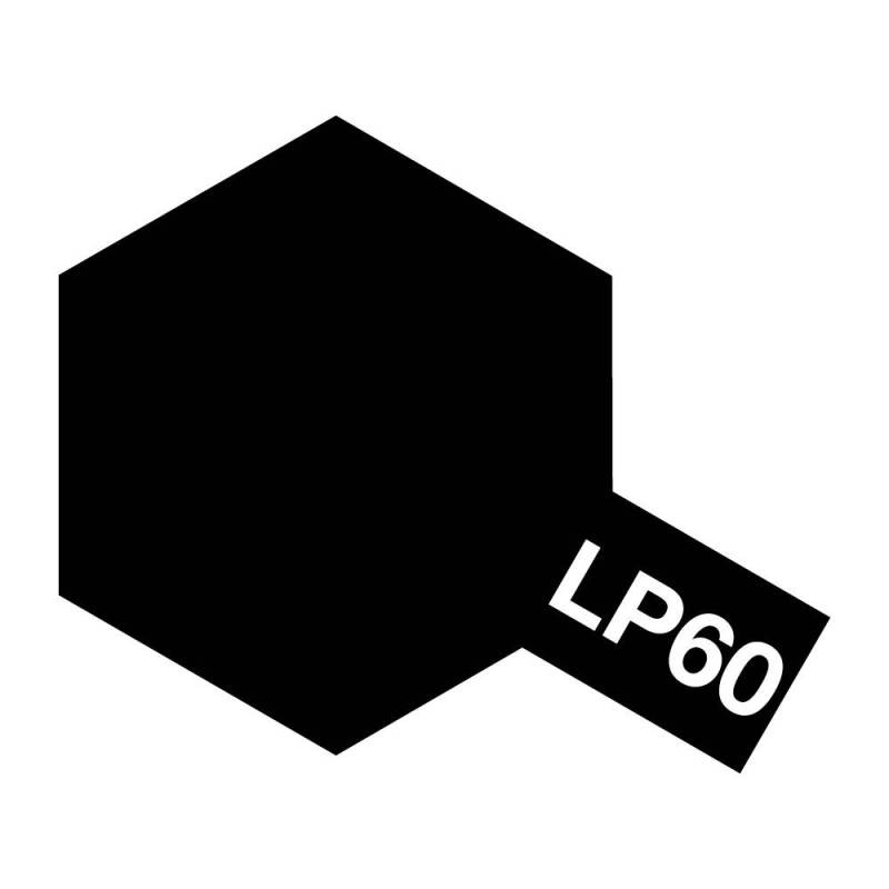 Tamiya LP60 NATO BLACK Lacquer Paint (Flat) 82160