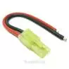 1 Prise mini Tamiya mâle avec câble 18AWG 10cm CML DISTRIBUTION ET0626