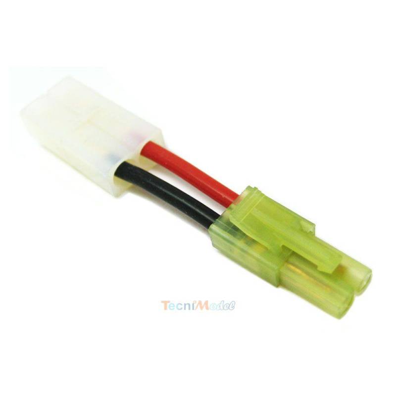 Adaptateur mini-Tamiya mâle / Tamiya Femelle