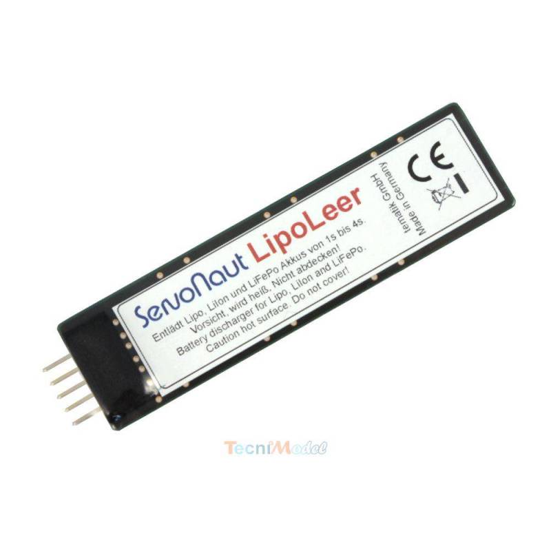 Discharger for old or damaged batteries (Li-Po/Li-Ion/LiFePo )