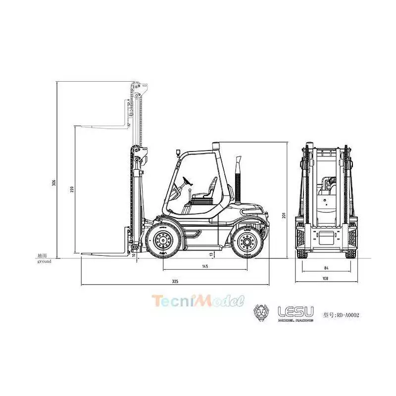 Kit d'un Chariot Élévateur hydraulique Linde H40D 1/14 - LESU RD-A0002