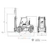 RC 1/14 Hydraulic Kit Linde H40D Forklift by LESU RD-A0002