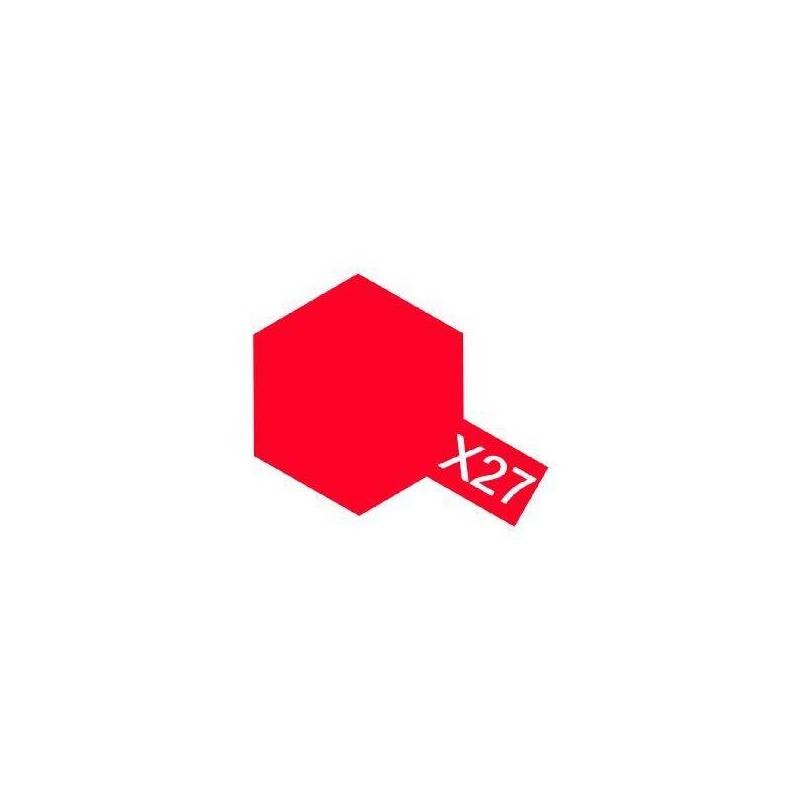 MINI X27 TRANSLUCENT RED GLOSSY