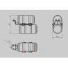 Stainless steel air tanks for 1/14 RC Truck Arocs 3348 - LESU G-6157