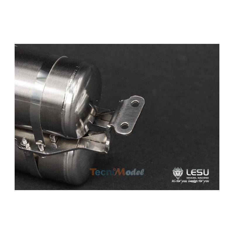 Stainless steel air tanks for 1/14 RC Truck Arocs 3348 - LESU G-6157