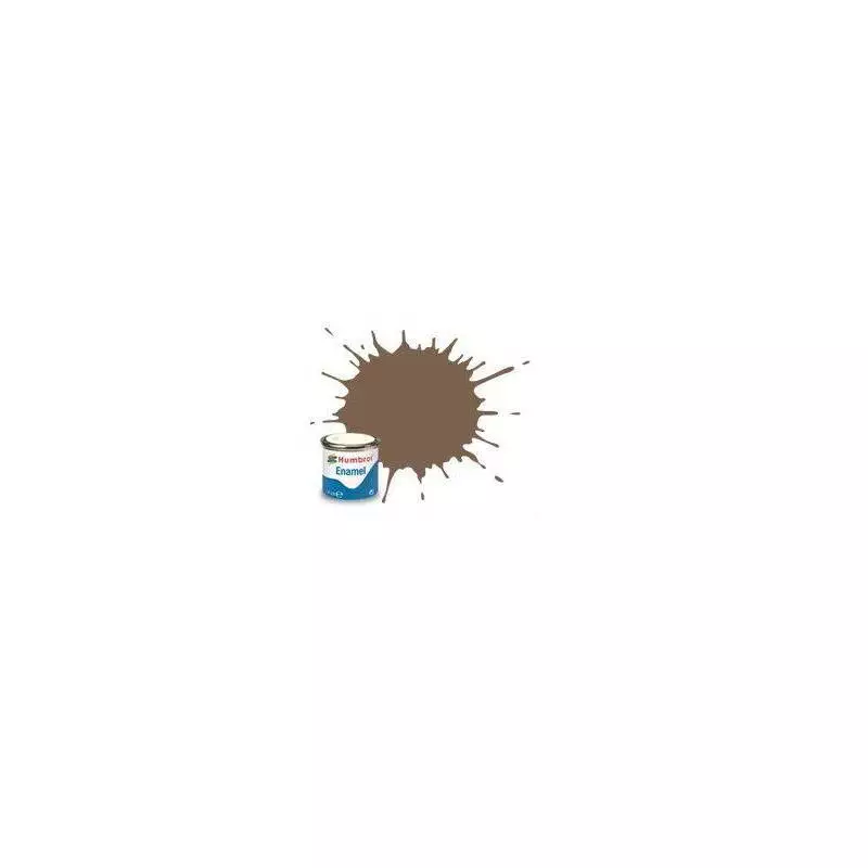 Peinture maquette Enamel - Humbrol No 29 Terre Foncée Mat 14ml