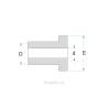 2 Bagues en Delrin Ø5mm x Ø8m x 10mm - Raboesch 360-10
