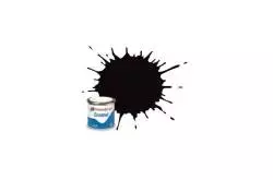 Peinture maquette Enamel - Humbrol No 201 Noir Métallique 14ml