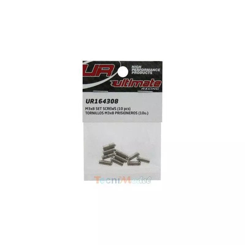 Vis STHC M3x8mm (x10) Acier Zingué