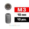 Vis STHC M3x10mm (x10) Acier Zingué MODELIX UR164310
