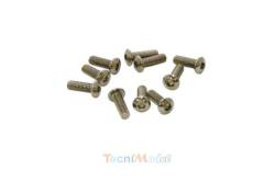 Vis TBHC M4x10mm (x10) Acier Zingué MODELIX UR162410