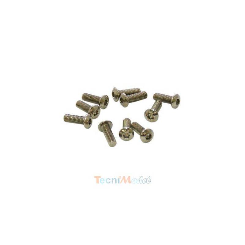 Vis TBHC M4x10mm (x10) Acier Zingué MODELIX UR162410