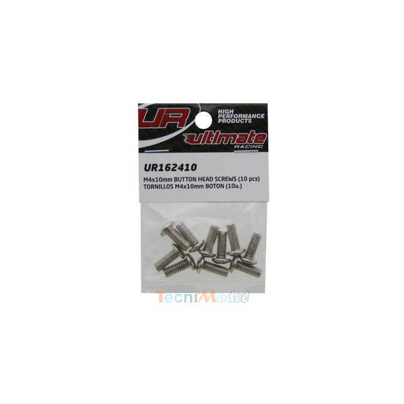 Vis Hexagon socket button head screws M4x10mm (x10) Acier Zingué