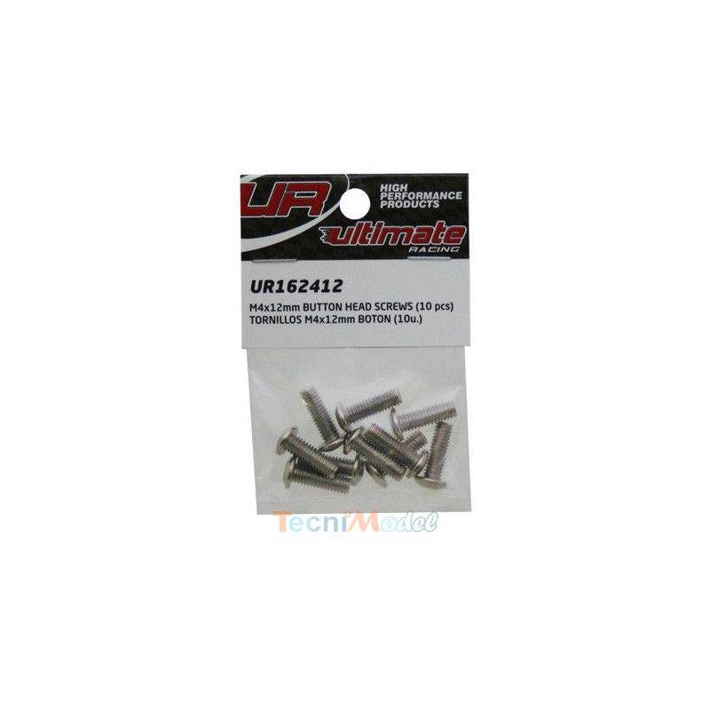Vis Hexagon socket button head screws M4x12mm (x10) Acier Zingué